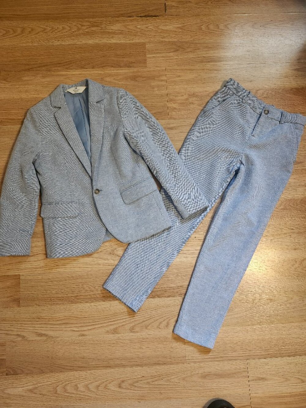 H&M linen boys suit
